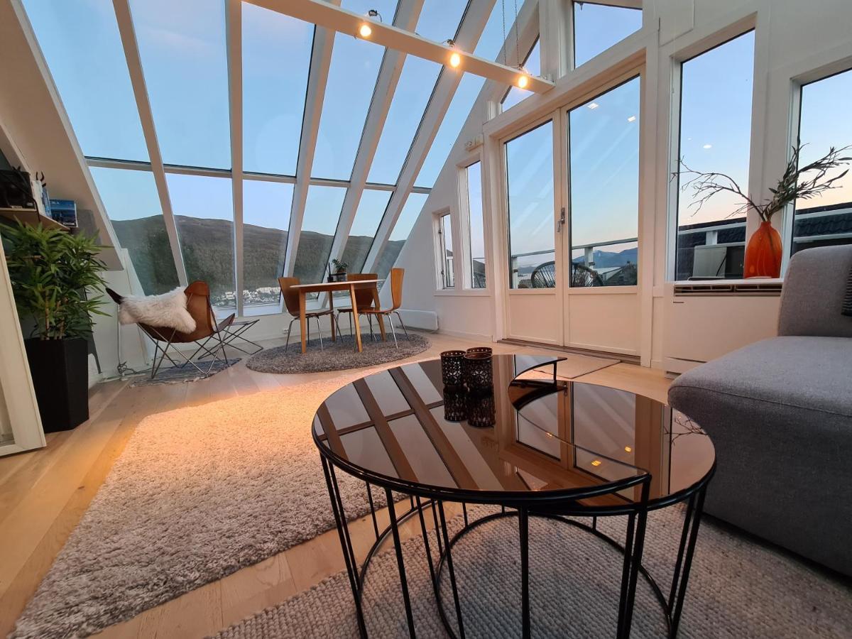 Glass Roof Private Loft In ترومسو المظهر الخارجي الصورة